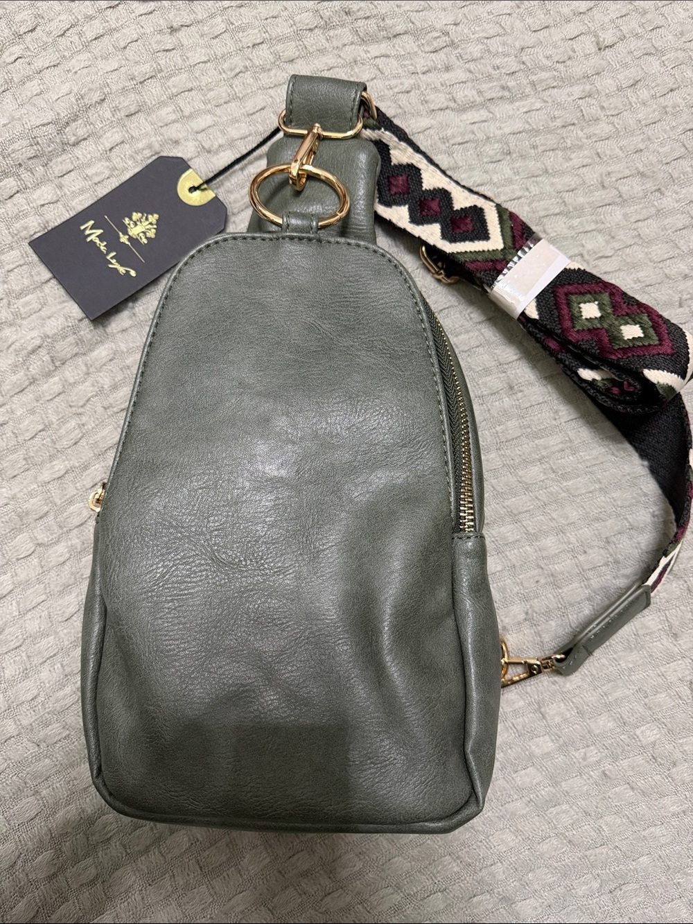 GREEN Sling Backpack